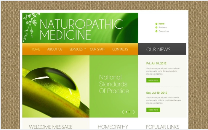 Templat Desain PSD Farmasi