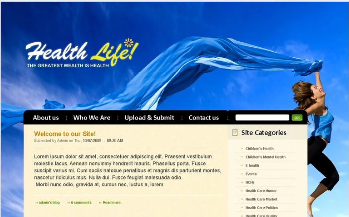 Templat Desain PSD Farmasi