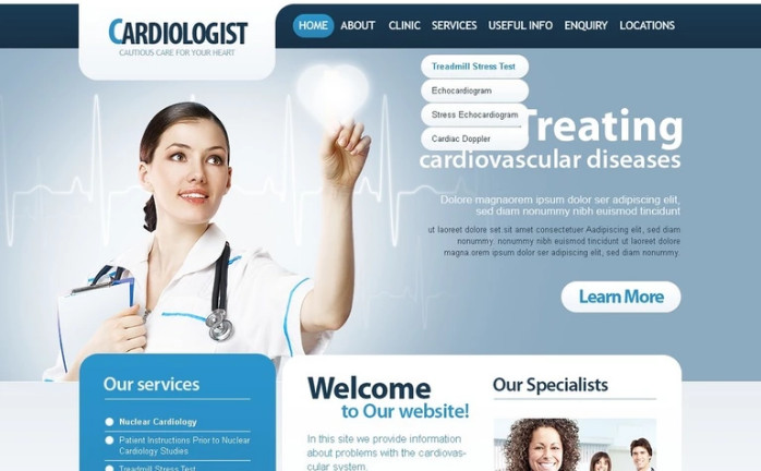 Templat Desain PSD Farmasi