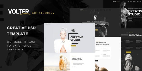 볼터 크리에이 티브 PSD 디자인 템플릿