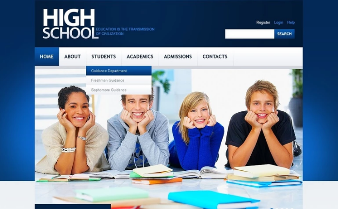 대학 PSD 템플릿