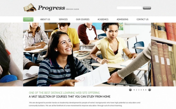 교육 PSD 템플릿