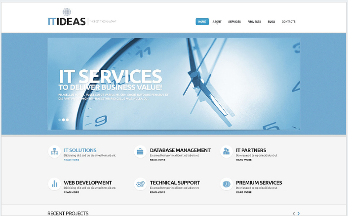 ธีมเวิร์ดเพรสที่ปรึกษาด้านไอที