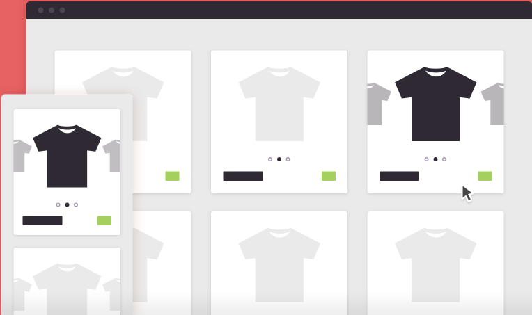 CSS3とjQueryを使用した製品プレビュースライダー