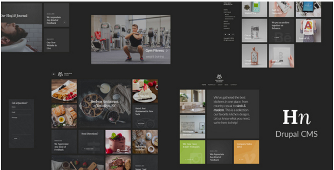 Hudson – kreatywny responsywny Drupal