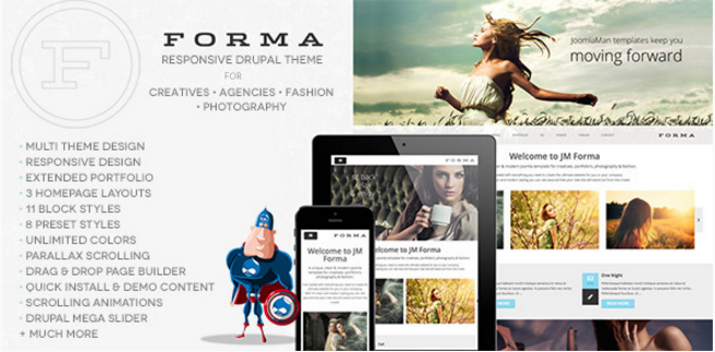 Forma, Creative, Fashion, Photogrpay Motyw Drupal