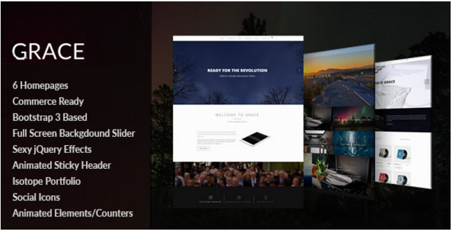 Grace — kreatywny, uniwersalny motyw Drupal