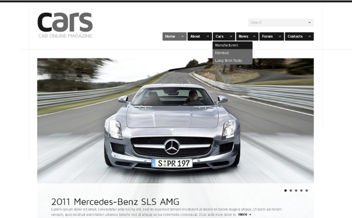 PSD шаблон автомобиля