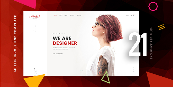 Avele | Un șablon PSD multifuncțional