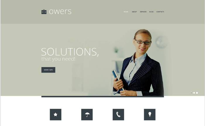 마케팅 대행사 반응형 웹사이트 템플릿