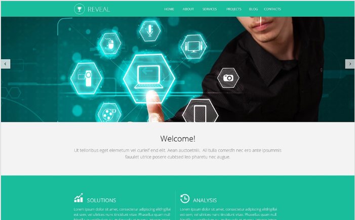 마케팅 대행사 반응형 웹사이트 템플릿