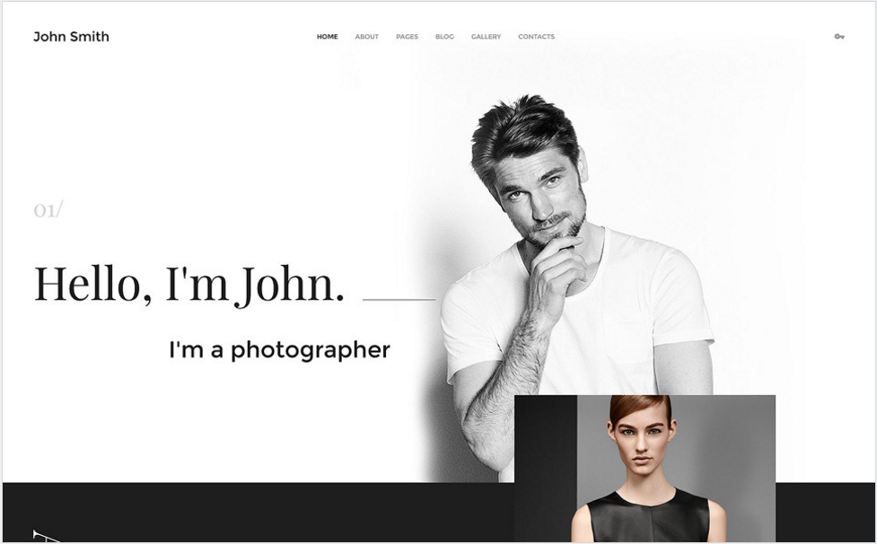개인 포트폴리오 Joomla 템플릿