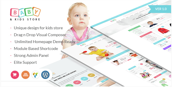 Motyw WordPress eCommerce dla dzieci i dzieci