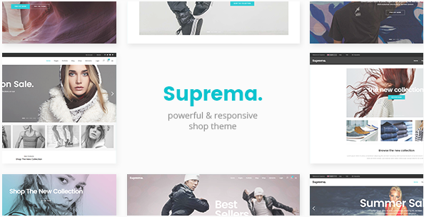 Suprema — uniwersalny motyw eCommerce