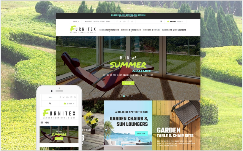 Furnitex - Tema Magento Responsive pentru Mobilier
