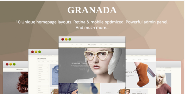 Granada - Temă Magento receptivă