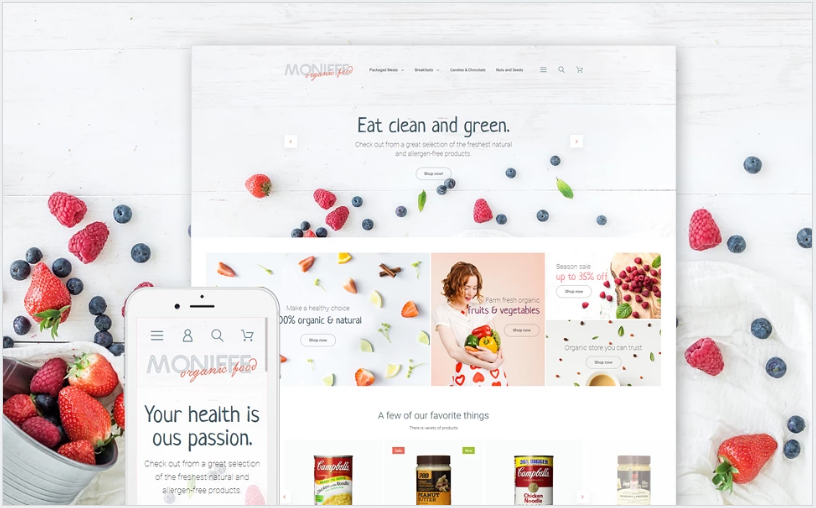 Tema Monifee Magento