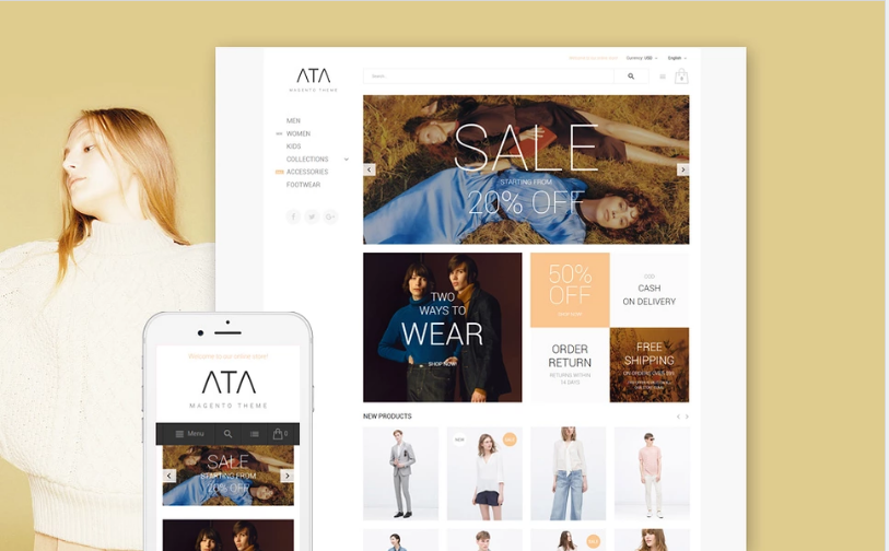 ATA - Tema Fashion Magento