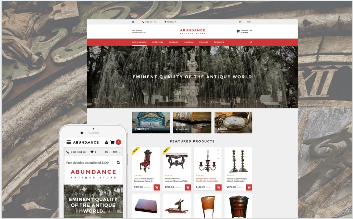 Abundență șablon OpenCart