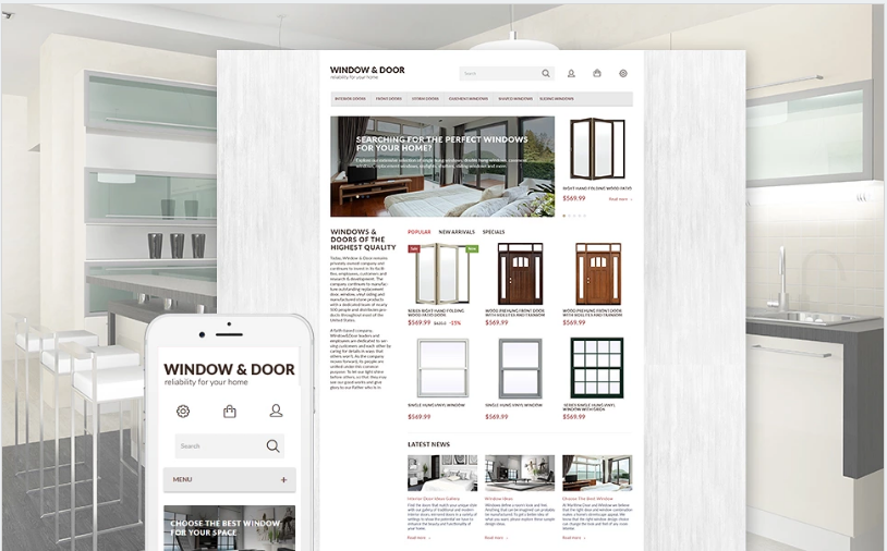 窗門 PrestaShop 主題