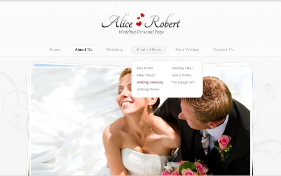 Свадебные PSD шаблоны