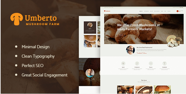 Umberto: Motywy WordPress Rolnictwo
