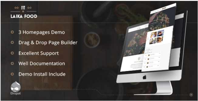 Laikafood - Restaurant, cafenea și mâncare tematică Drupal