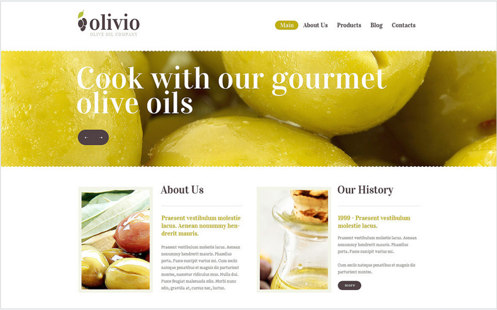 Șablon Drupal pentru magazin alimentar