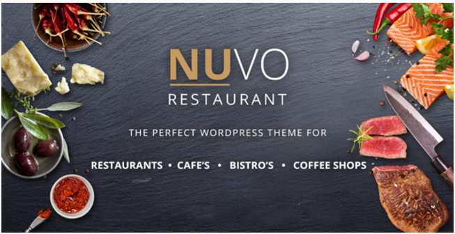 NUVO - Restaurant, cafenea și bistro tematică Drupal