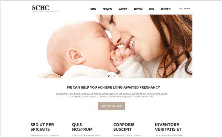 Medyczny responsywny szablon Joomla