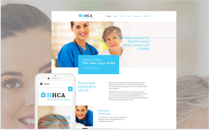 Domowa Agencja Opieki Zdrowotnej Szablon Joomla