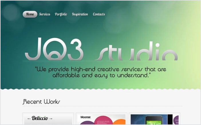 Szablon PSD do projektowania stron internetowych