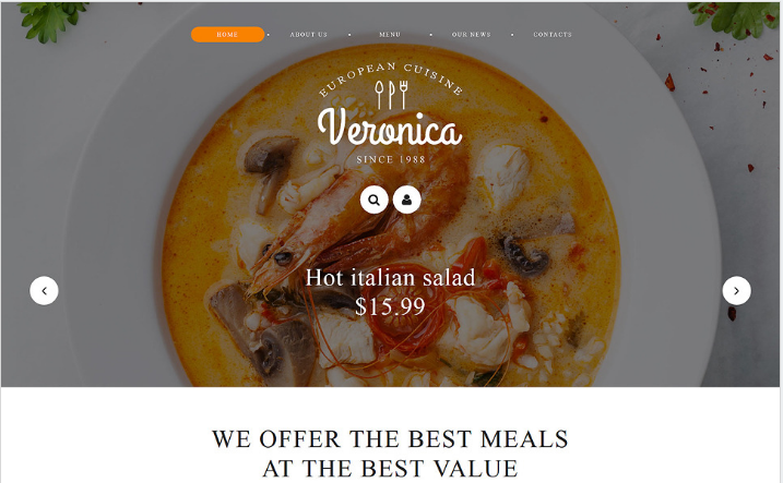 Вероника Joomla Шаблон