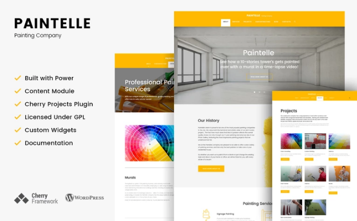 Paintelle: адаптивные темы WordPress