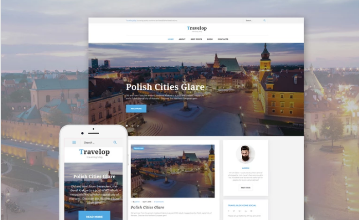 Travelop: адаптивные темы WordPress