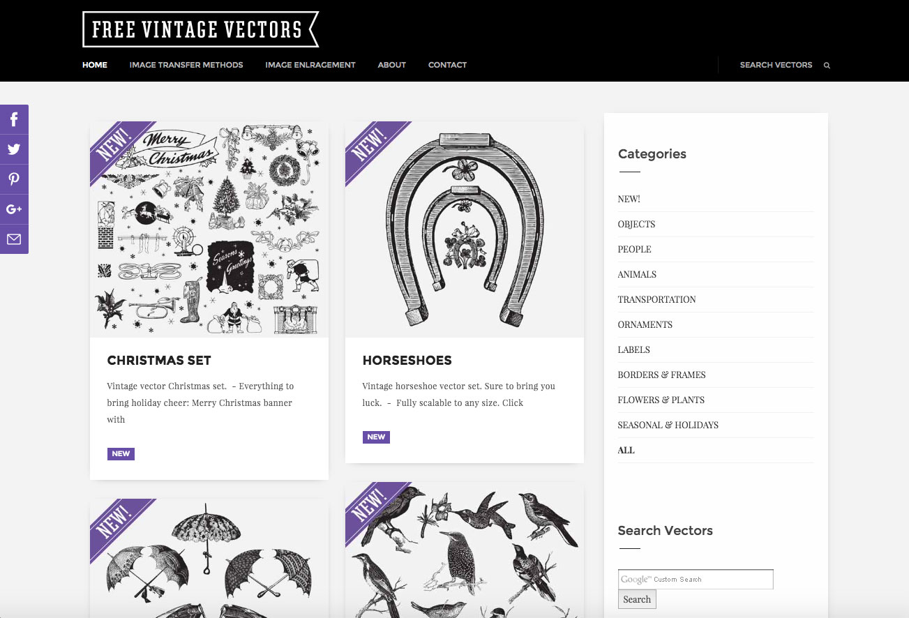 Ücretsiz Vintage Vektörler