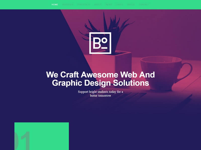 Modelos de sites HTML gratuitos Boxus