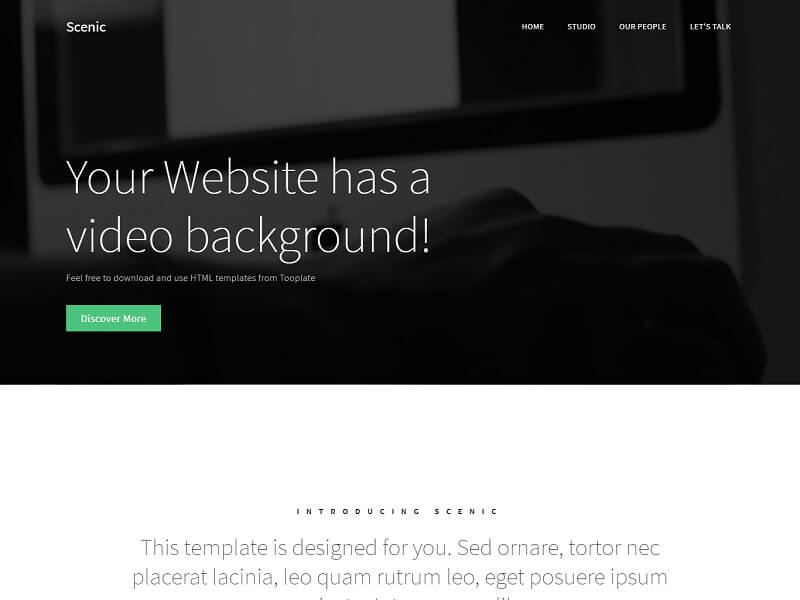 Modelos de site HTML gratuitos e panorâmicos