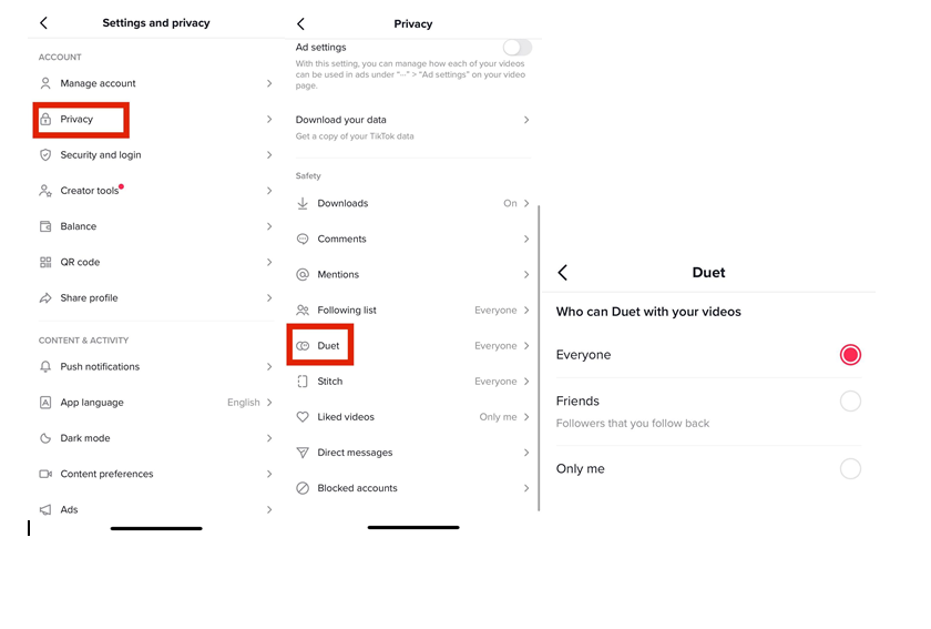 contenido de tik tok tiktok content
