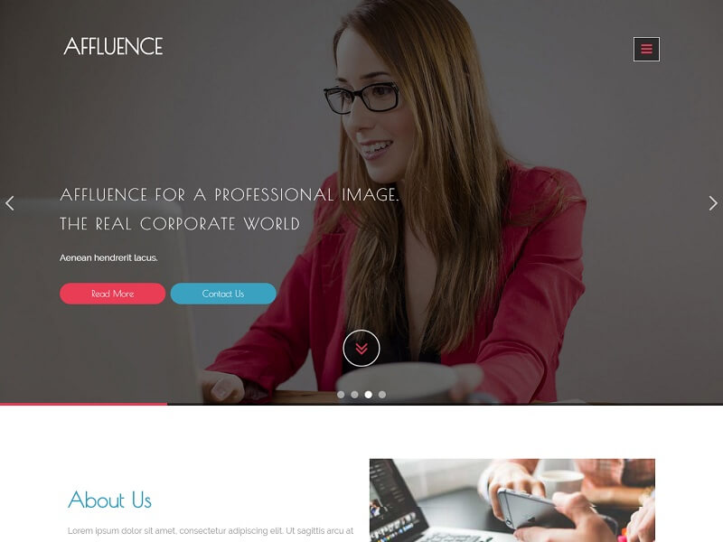 免费的一页 HTML 网站模板