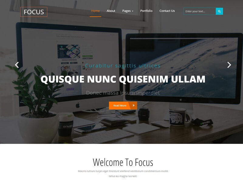 免费的一页 HTML 网站模板
