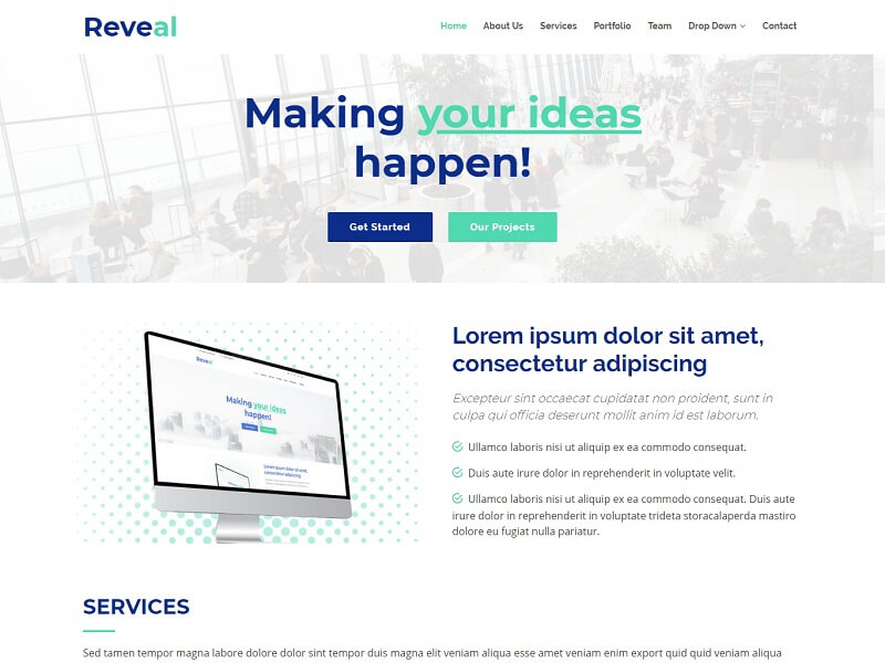 Șabloane gratuite de site web Bootstrap HTML