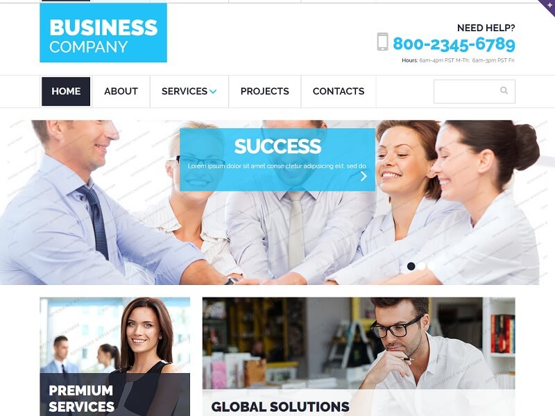 Șabloane gratuite de site web Bootstrap HTML