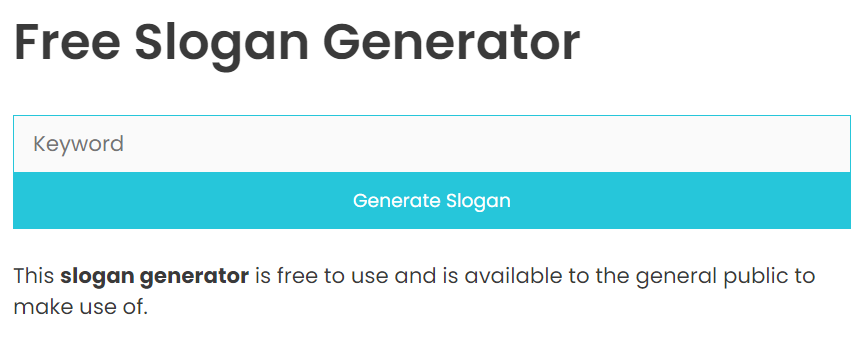 口号.xyz slogans.xyz