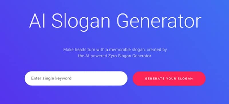 Zyro 标语生成器