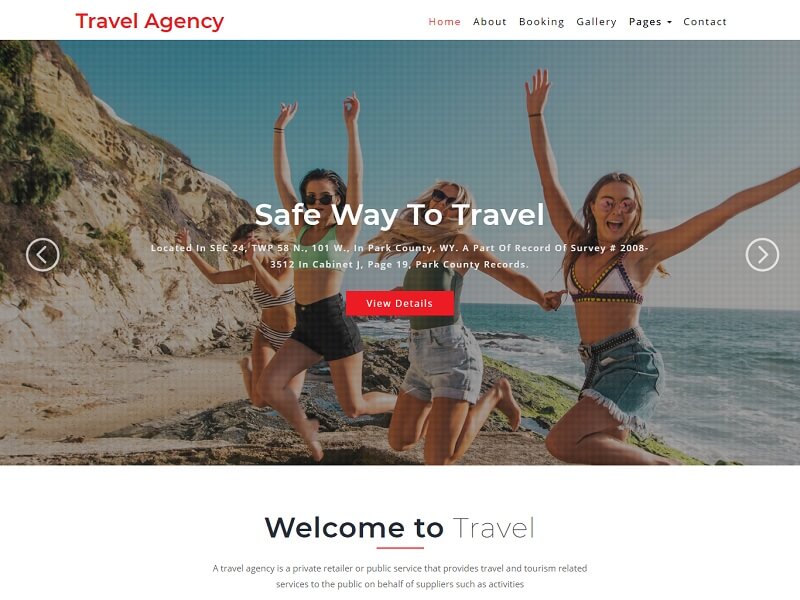 無料のレスポンシブHTMLWebサイトテンプレート