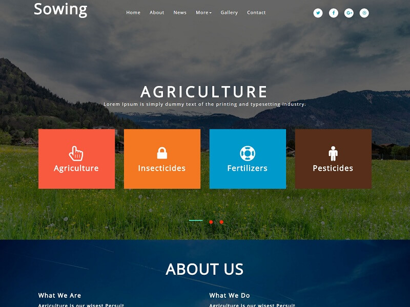 無料のレスポンシブHTMLWebサイトテンプレート