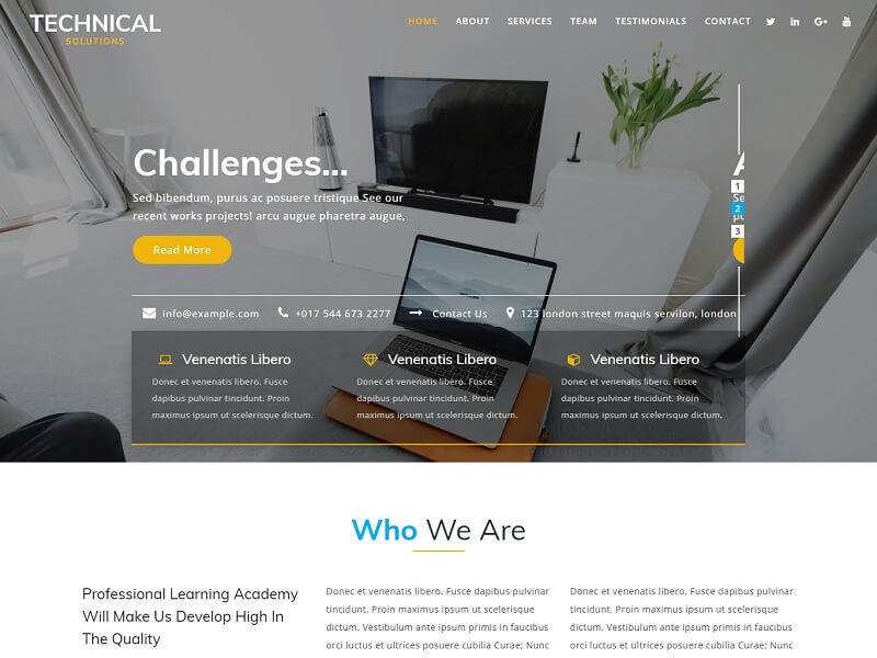 الحلول التقنية