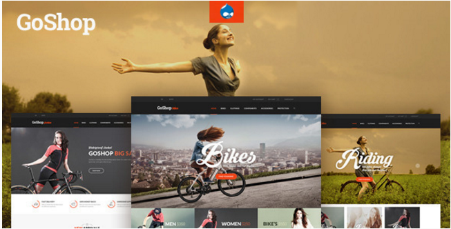 GoShop - Tema E-niaga Drupal Terbaik