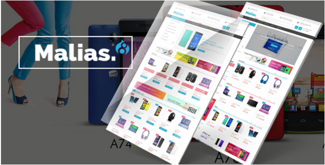 Malias - Tema E-niaga Drupal Terbaik